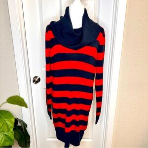 French Connection Sweater Dress with Cowl Neck Sz.L